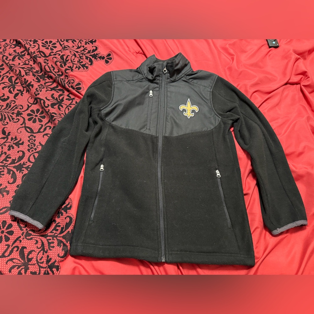 NFL Black Youth Team Apparel Fleece Jacket